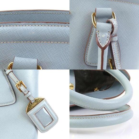 PRADA White Leather Shoulder Bag - Picture 4 of 5